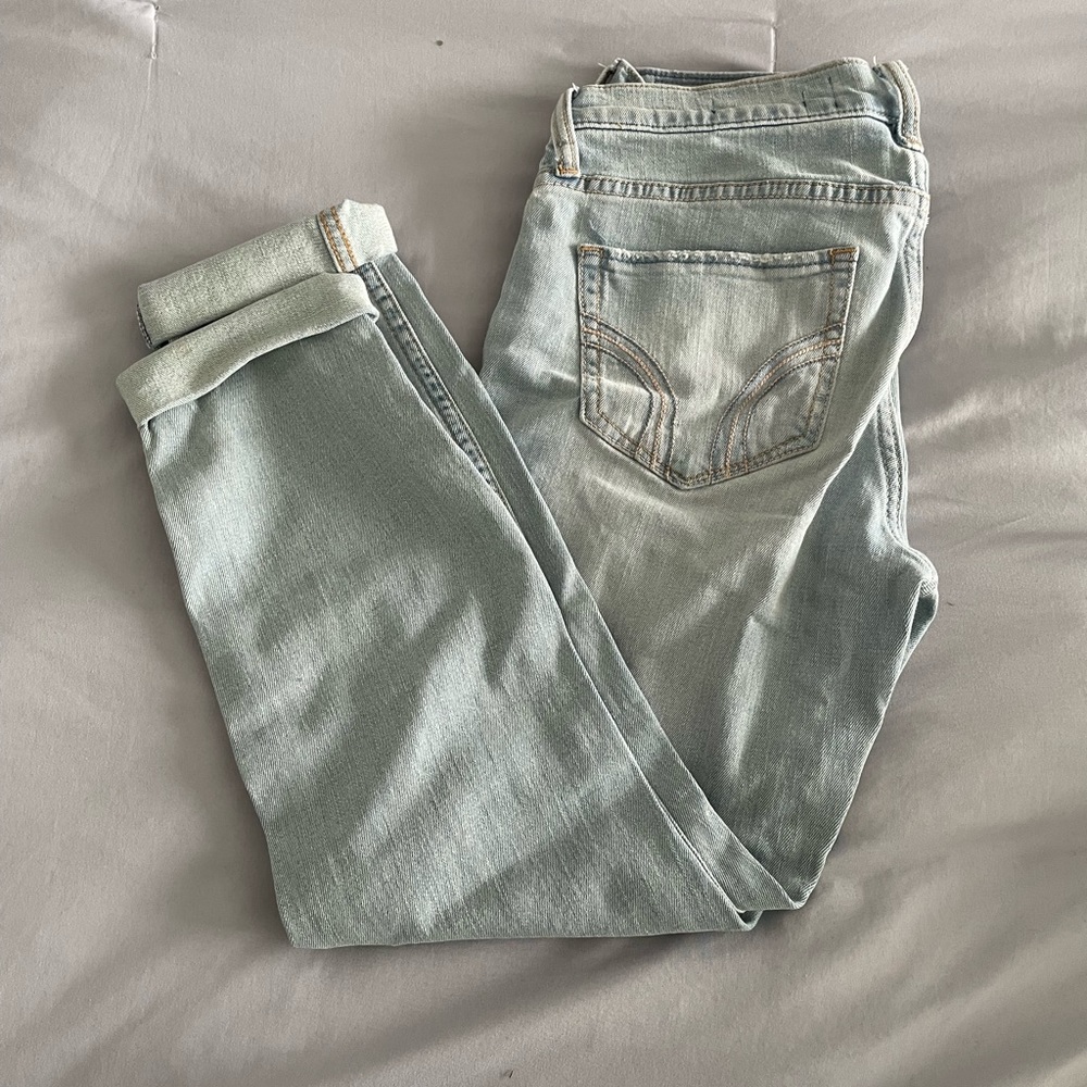 Hollister Distressed Low Rise Boyfriend Jeans